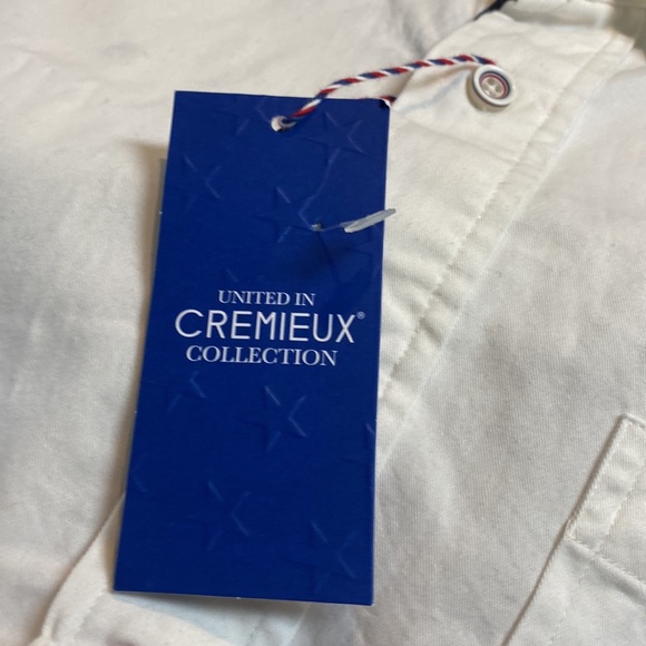 Daniel Cremieux Classics Mens Sz Small White Blue Stars Shirt - Picture 9 of 16